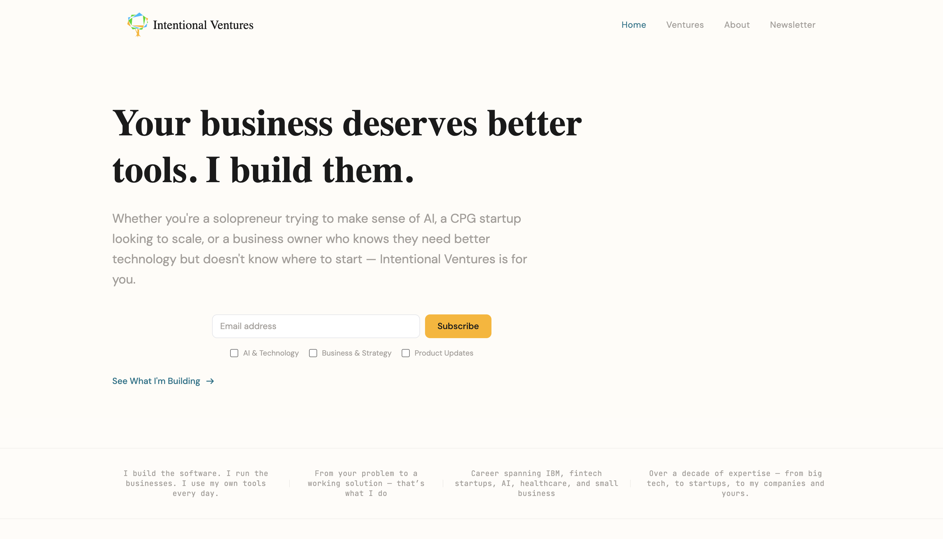 Intentional Ventures